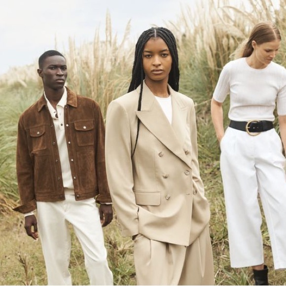Banana Republic Beige Double-Breasted Blazer - Picture 4 of 15